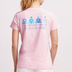 BNWT Vineyard Vines Kentucky Derby Short-Sleeve Pocket Tee - Size XS